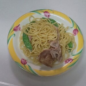 ささみといんげんの焼きそば